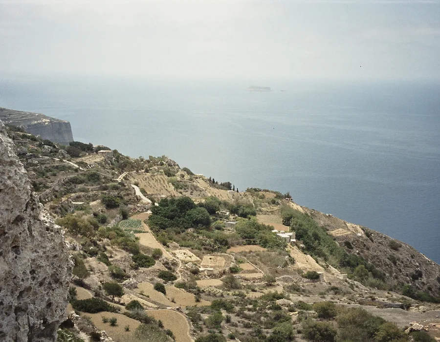 The cliff edge at Dingli