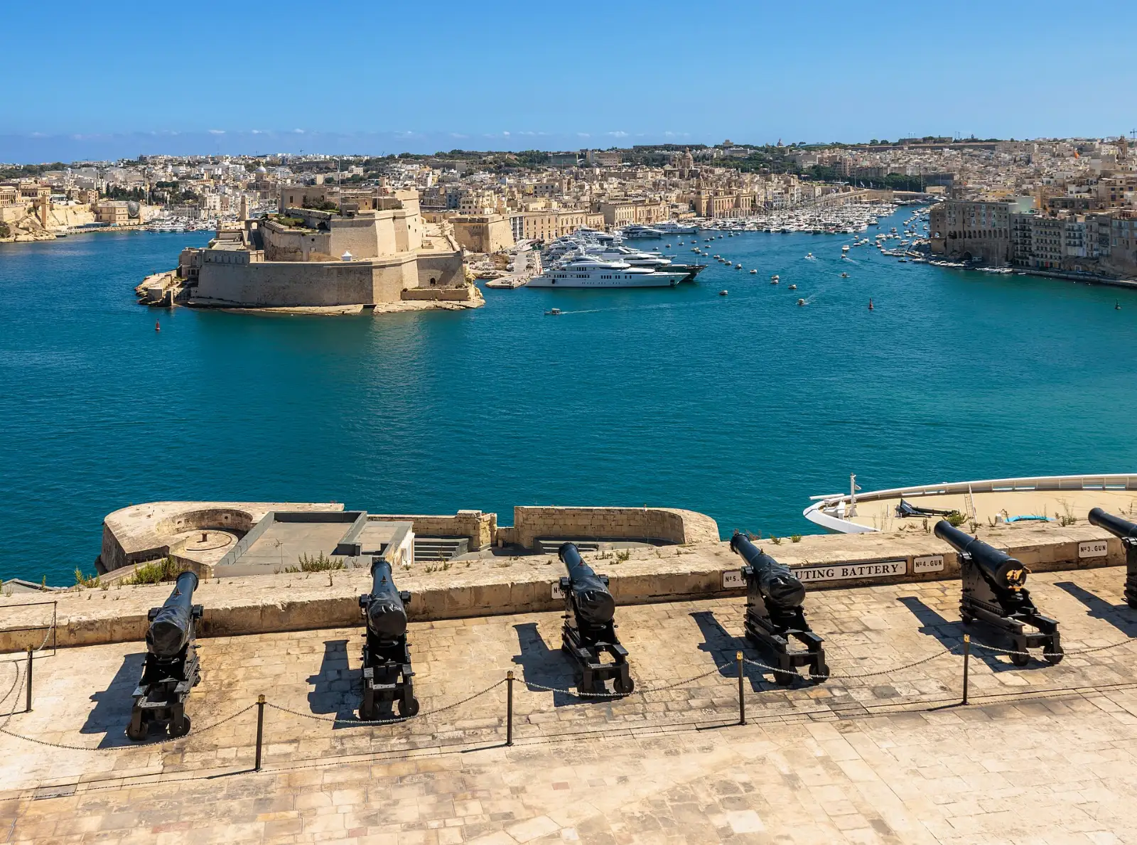 The Grand Harbour from Valletta
