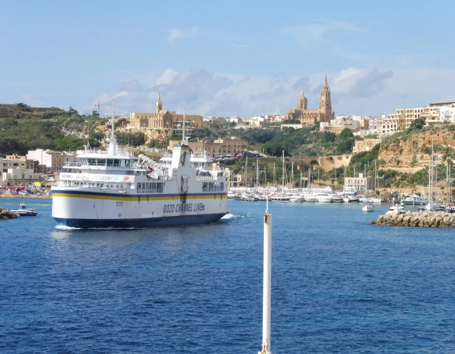 The Gozo ferry is free on the way over