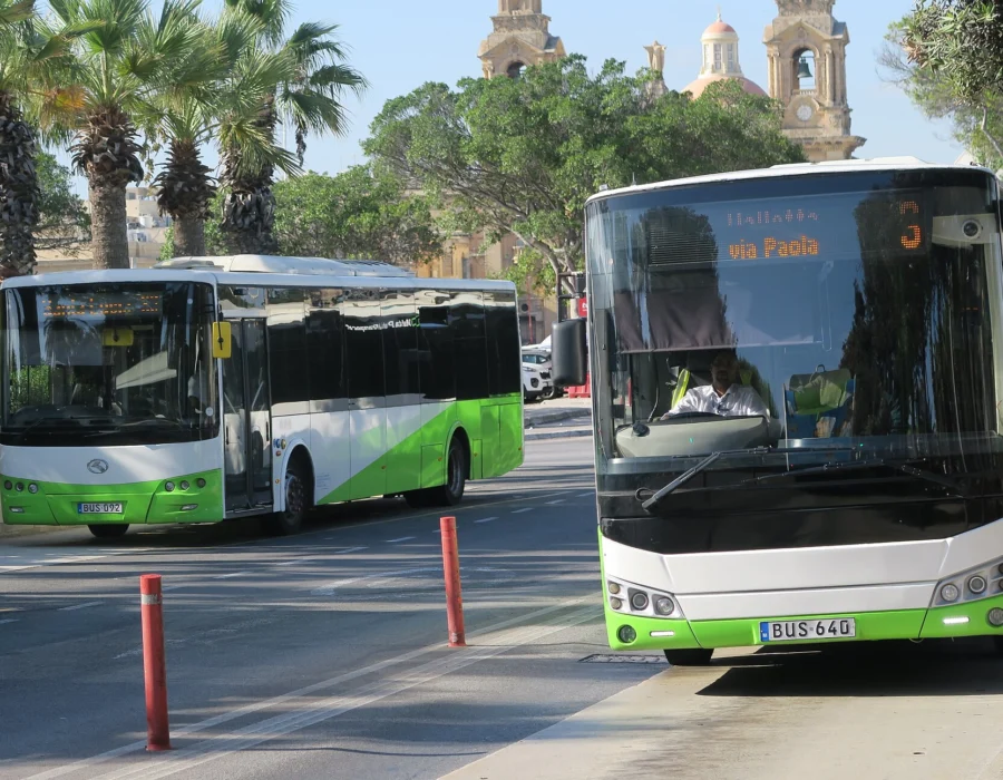 The buses are free, but not for visitors