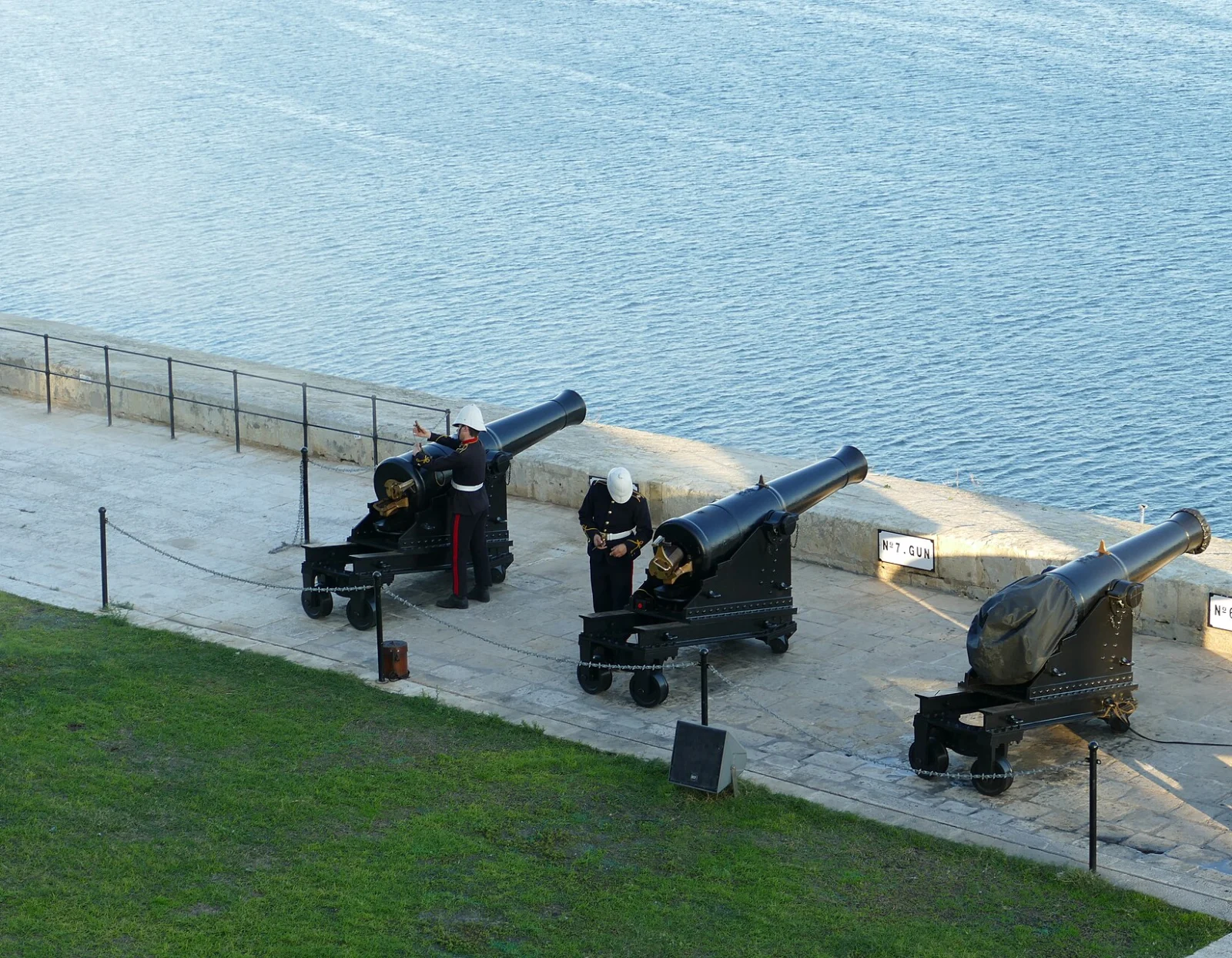 The gun fires at noon and you can watch for free